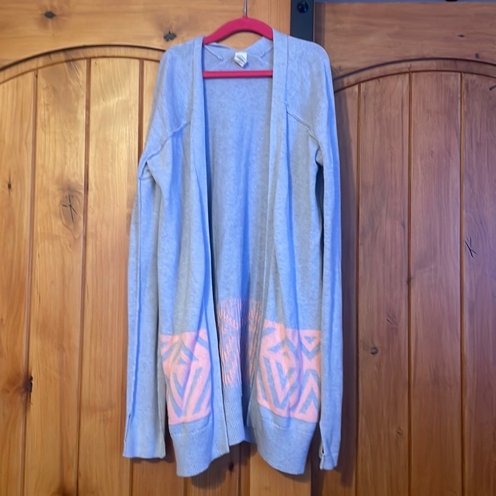Ivivva long cardigan sz 12